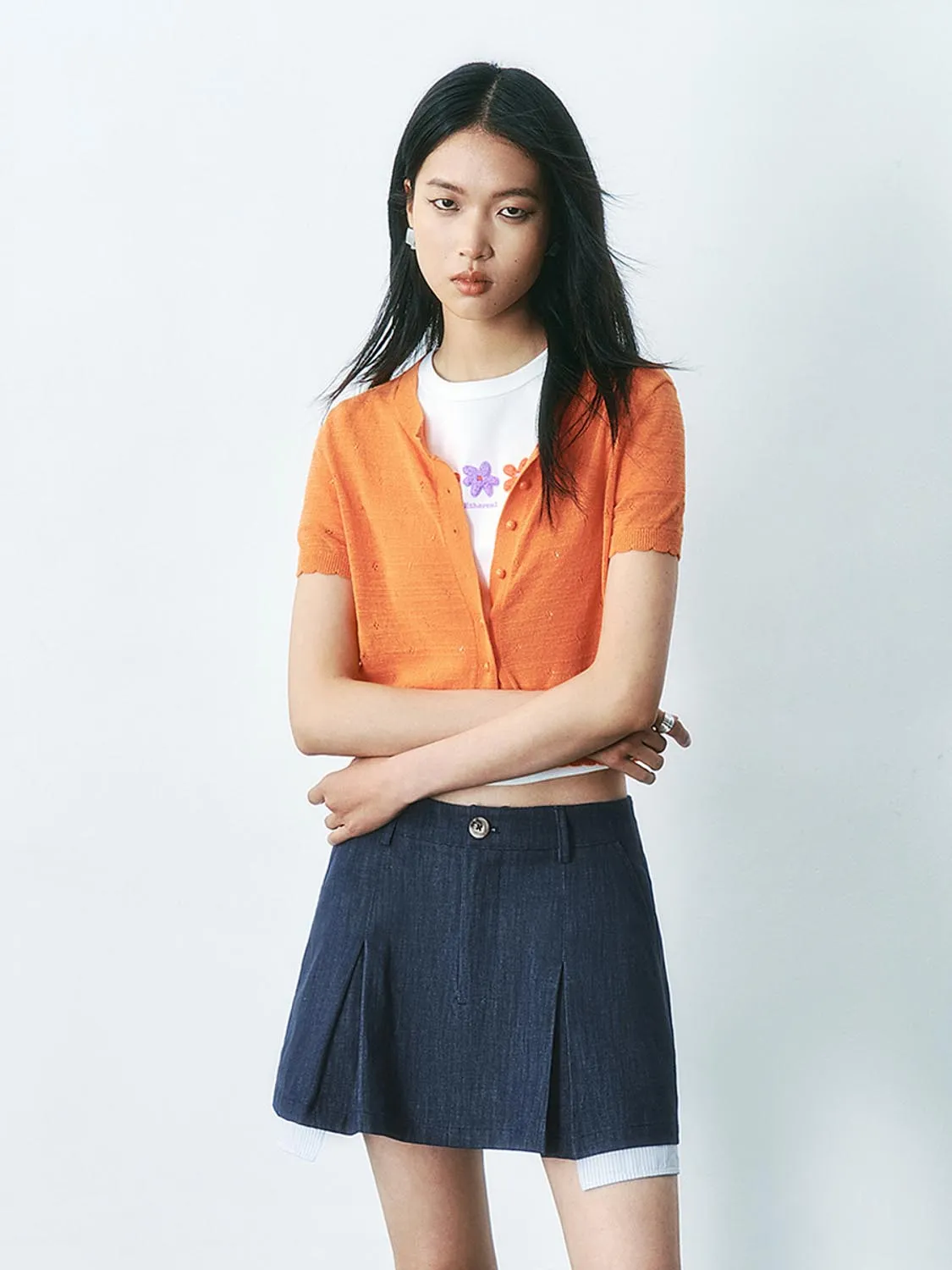 Knitted Short Sleeve Cardigans sold by Urban Revivo