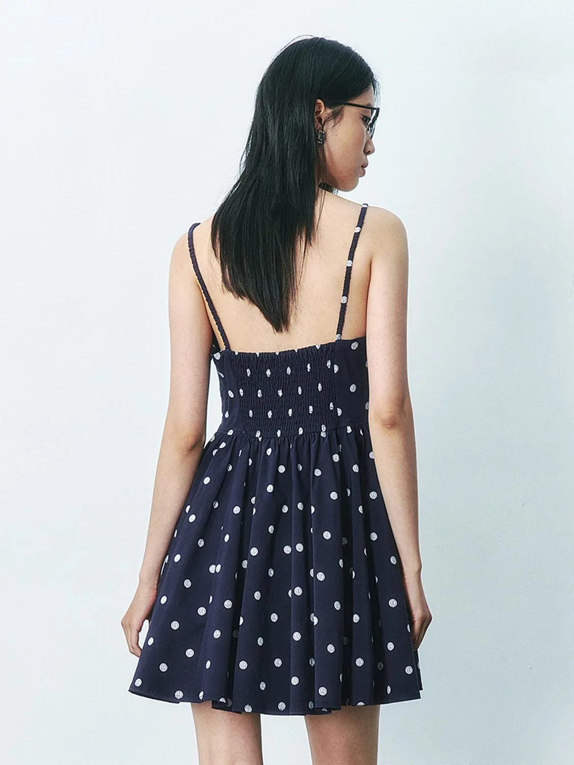 Dotted Cami A-Line Dresses sold by Urban Revivo product image thumbnail 2