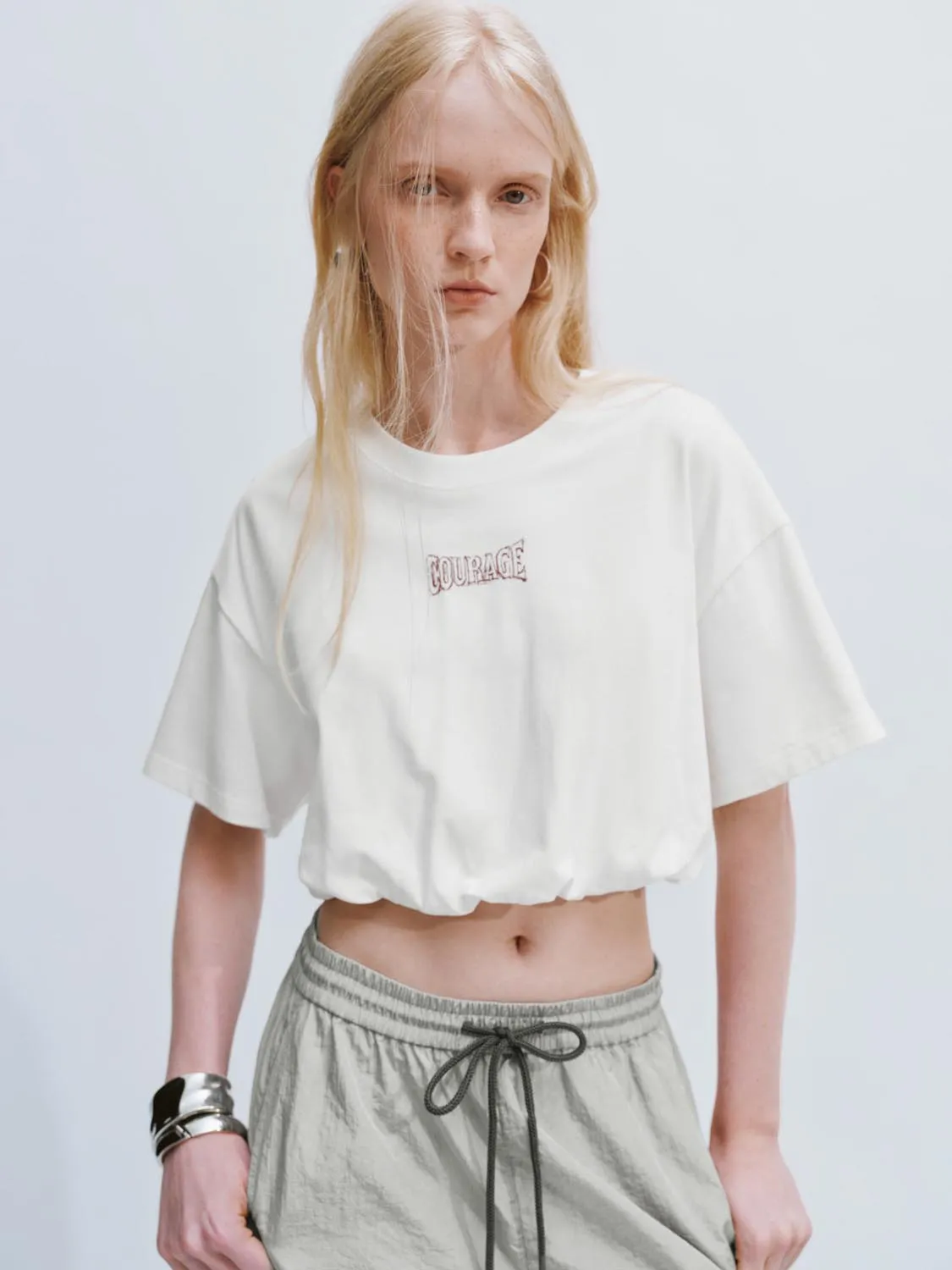 Cropped Printed T-Shirts sold by Urban Revivo product image thumbnail 5