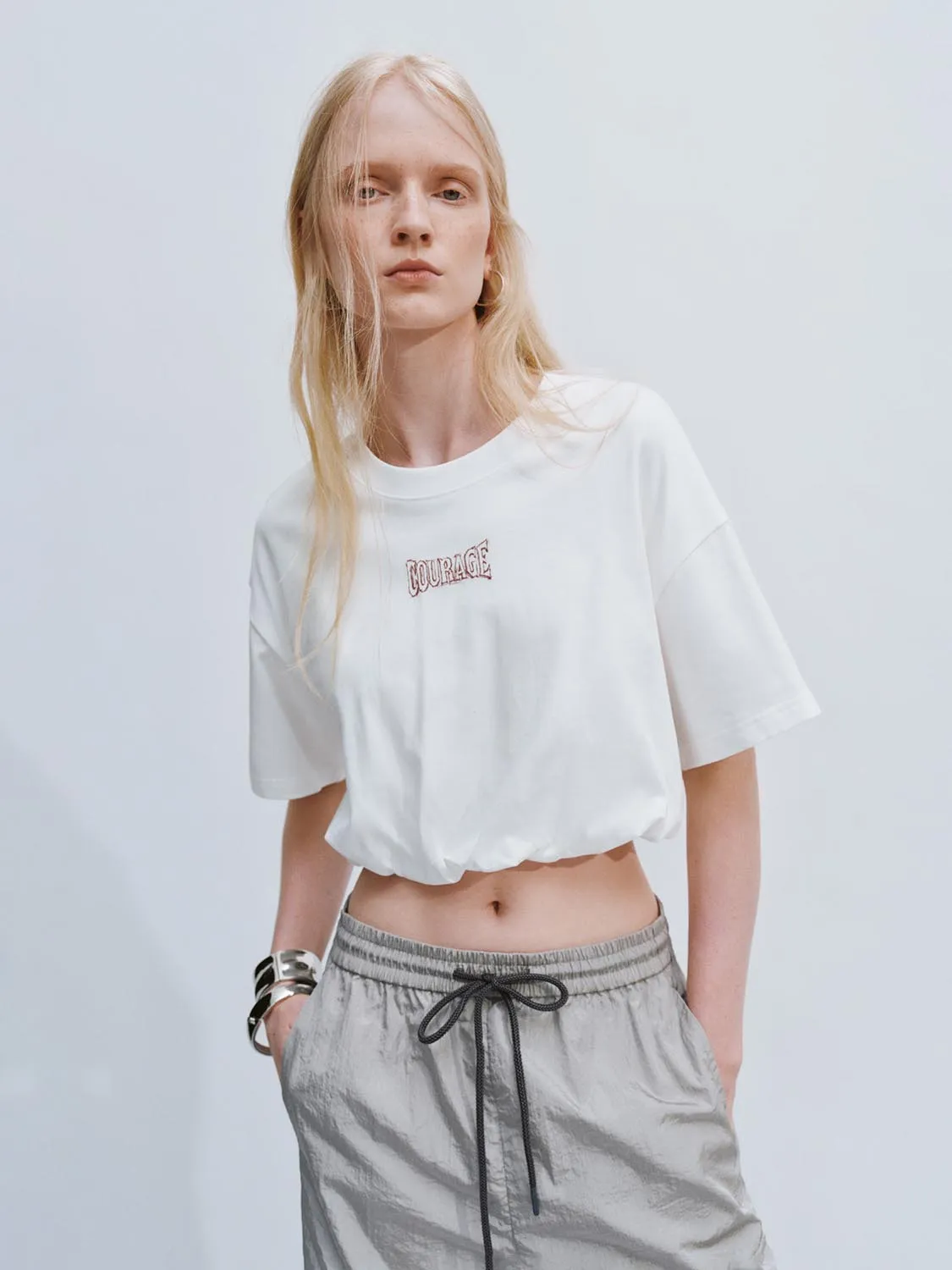 Cropped Printed T-Shirts sold by Urban Revivo
