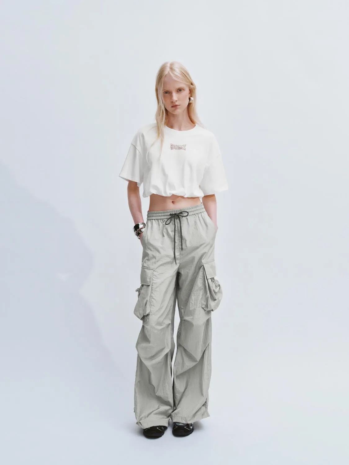 Cropped Printed T-Shirts sold by Urban Revivo product image thumbnail 3