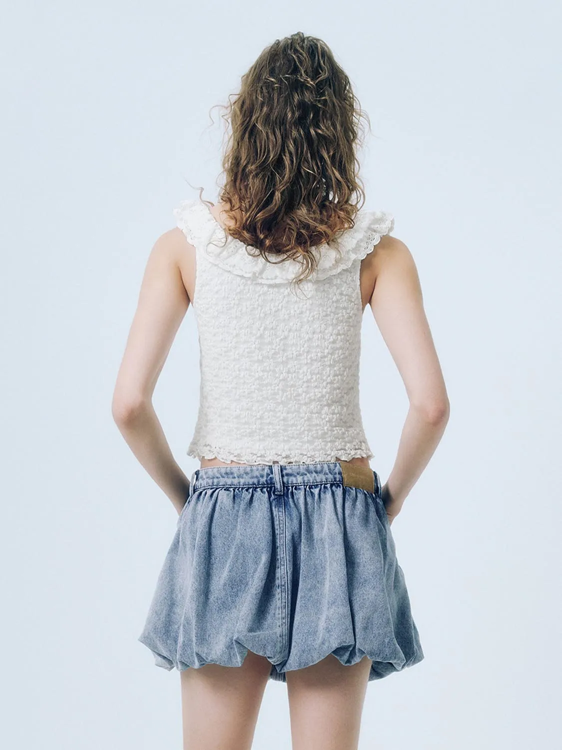 Lace Sleeveless Blouses sold by Urban Revivo product image thumbnail 2