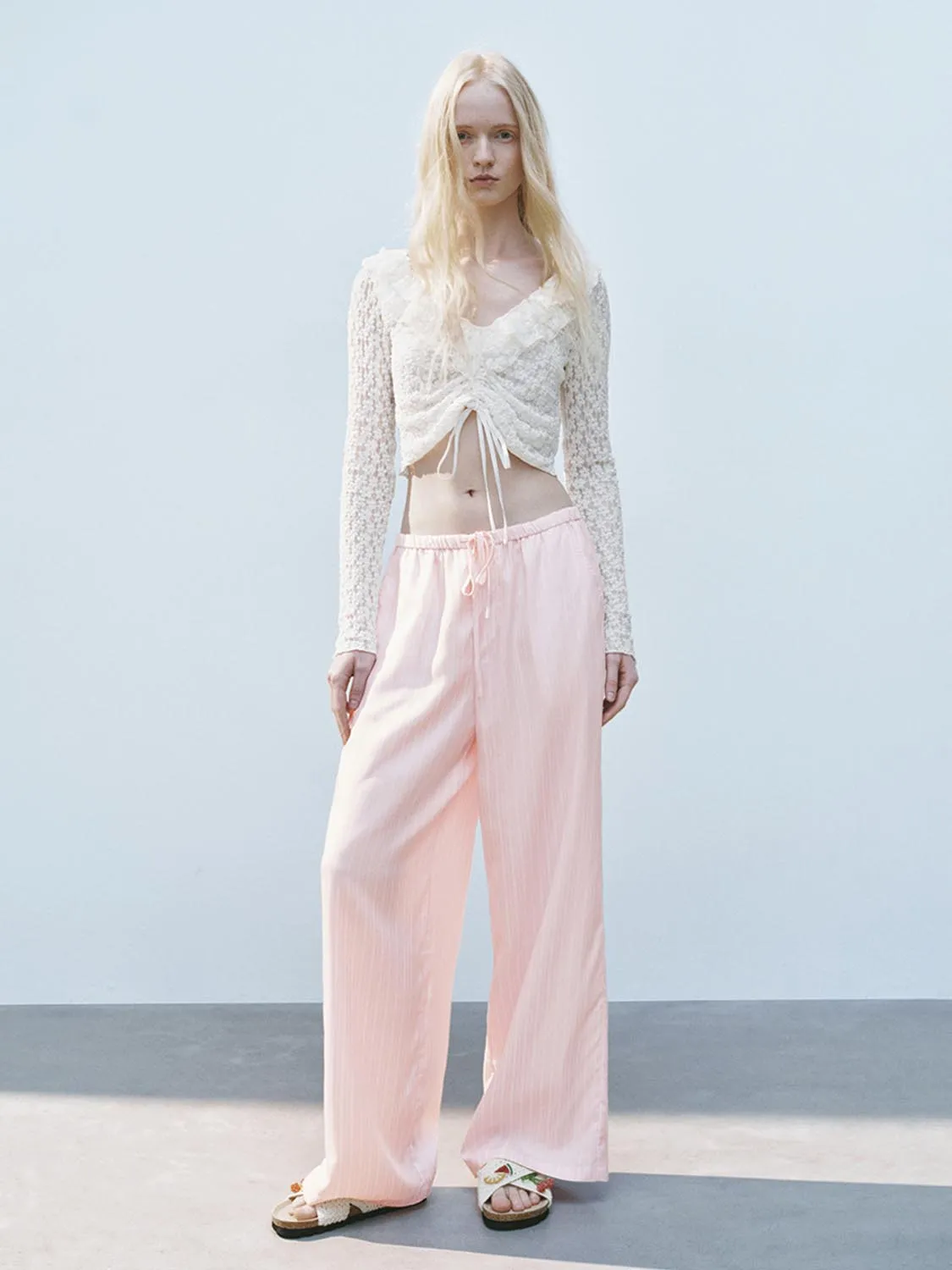 Wide-Leg Pants sold by Urban Revivo product image thumbnail 5