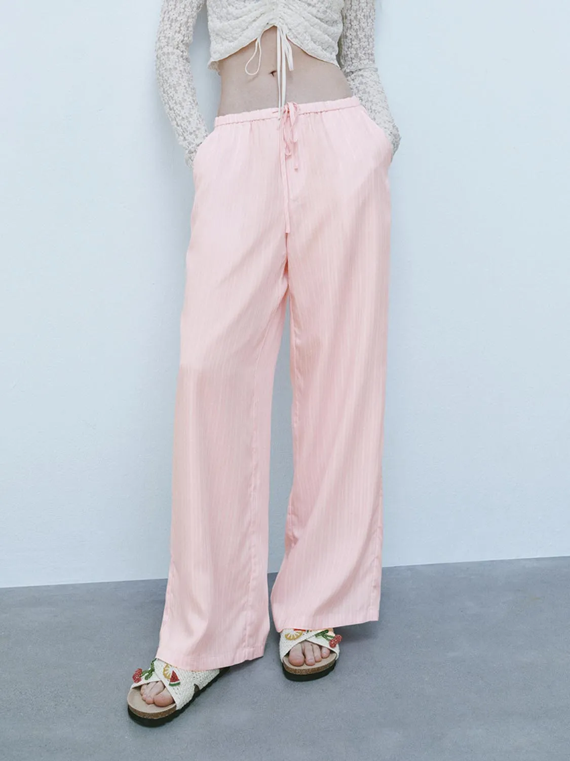 Wide-Leg Pants sold by Urban Revivo product image thumbnail 2