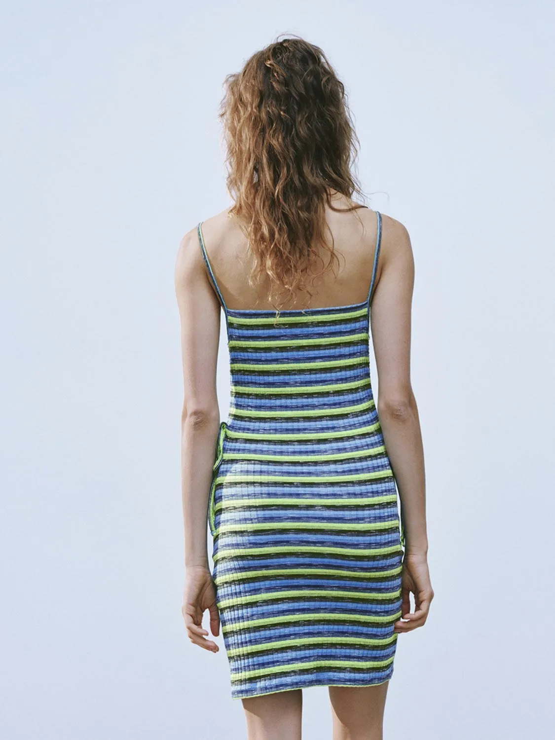 Contrast Striped Skinny-Fit Dresses sold by Urban Revivo product image thumbnail 3