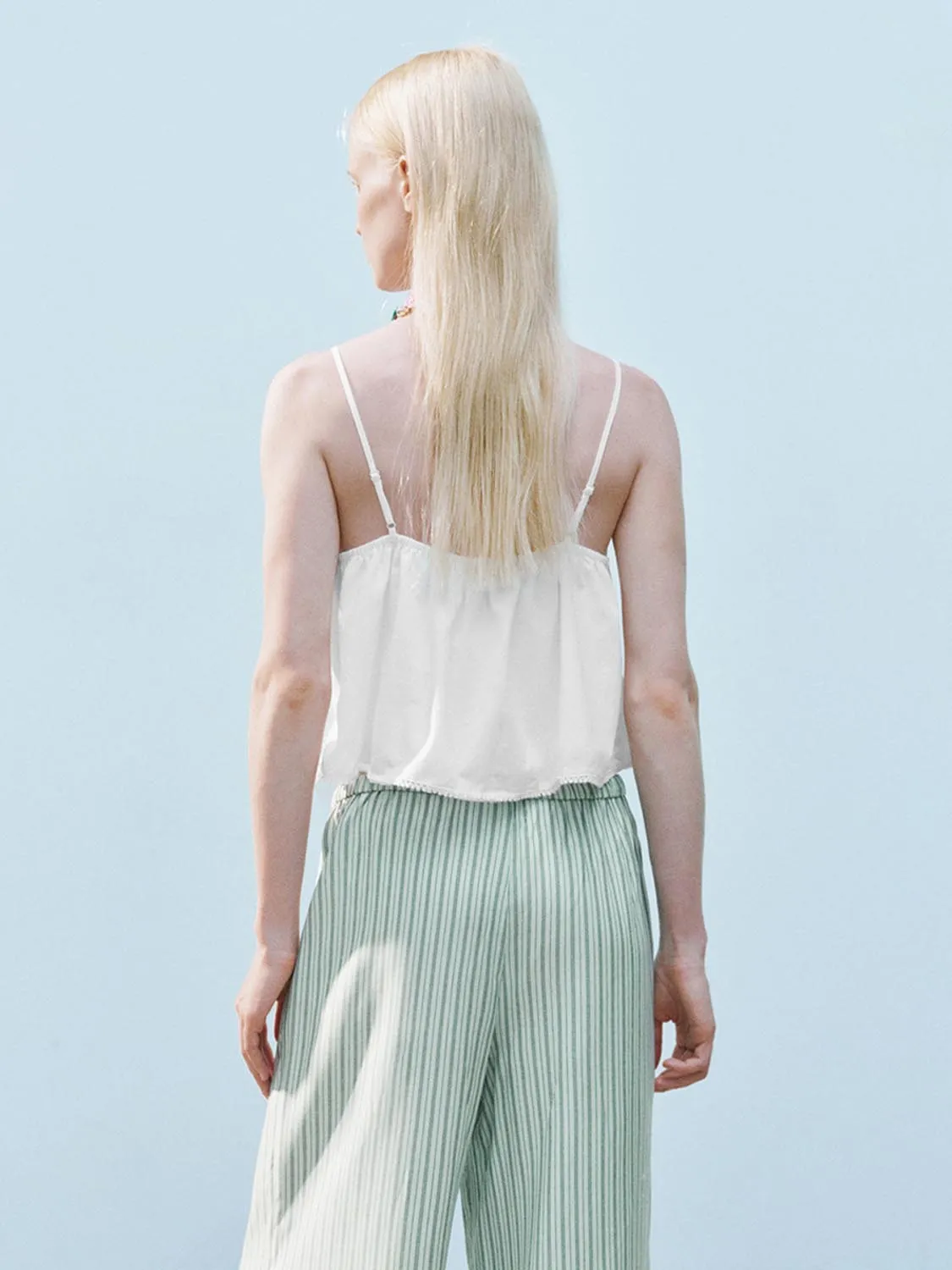 Ruffle Hem Cami Tops sold by Urban Revivo product image thumbnail 3