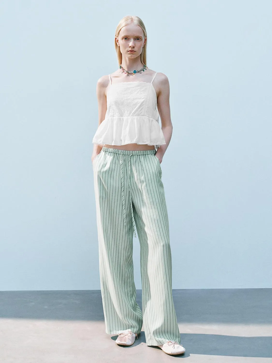 Ruffle Hem Cami Tops sold by Urban Revivo product image thumbnail 5