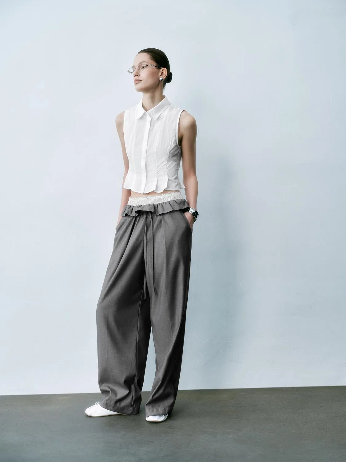 Sleeveless Shirts sold by Urban Revivo product image thumbnail 4