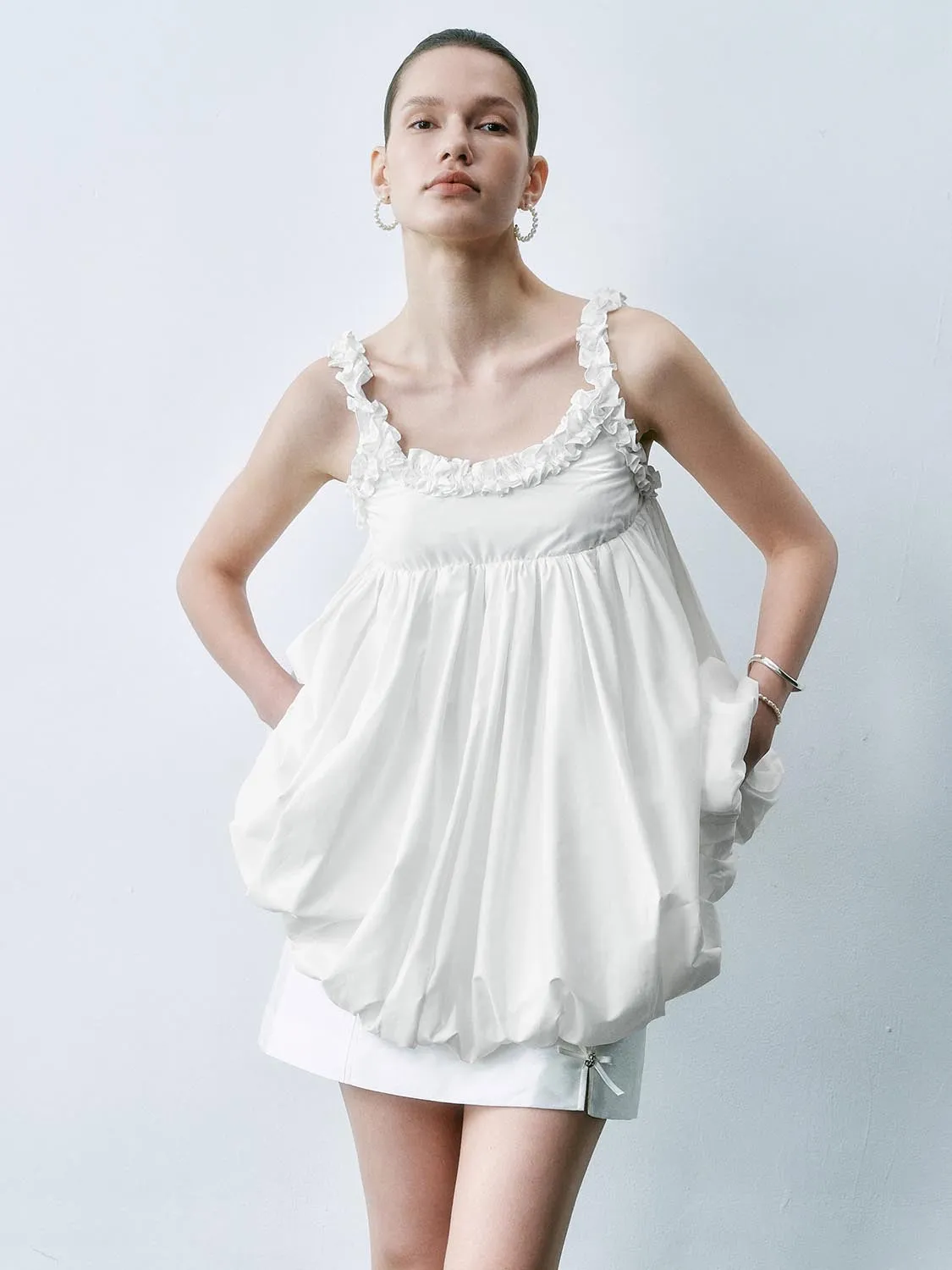 Ruffle A-Line Dresses sold by Urban Revivo