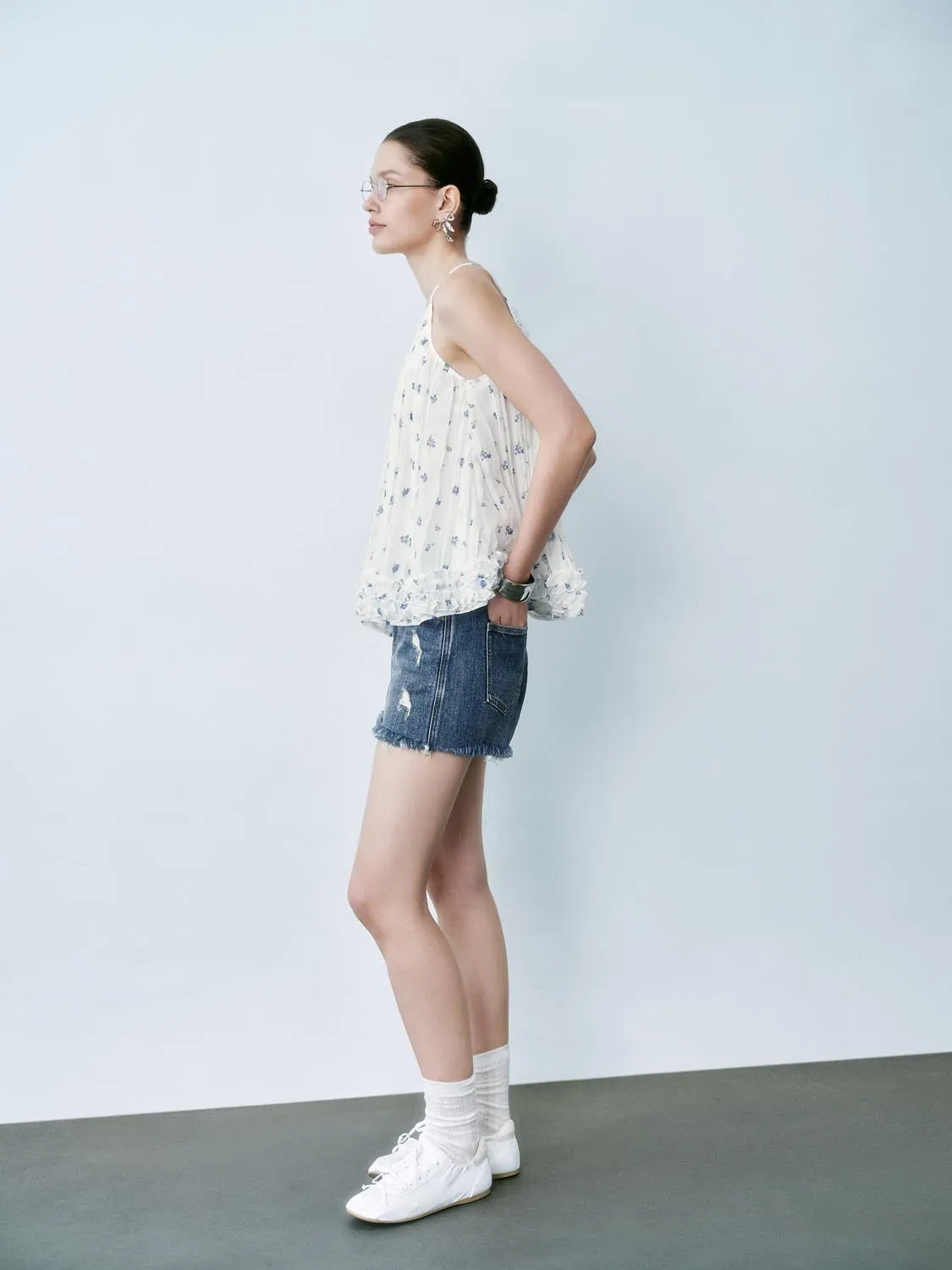 Loose Floral Cami Tops sold by Urban Revivo product image thumbnail 4