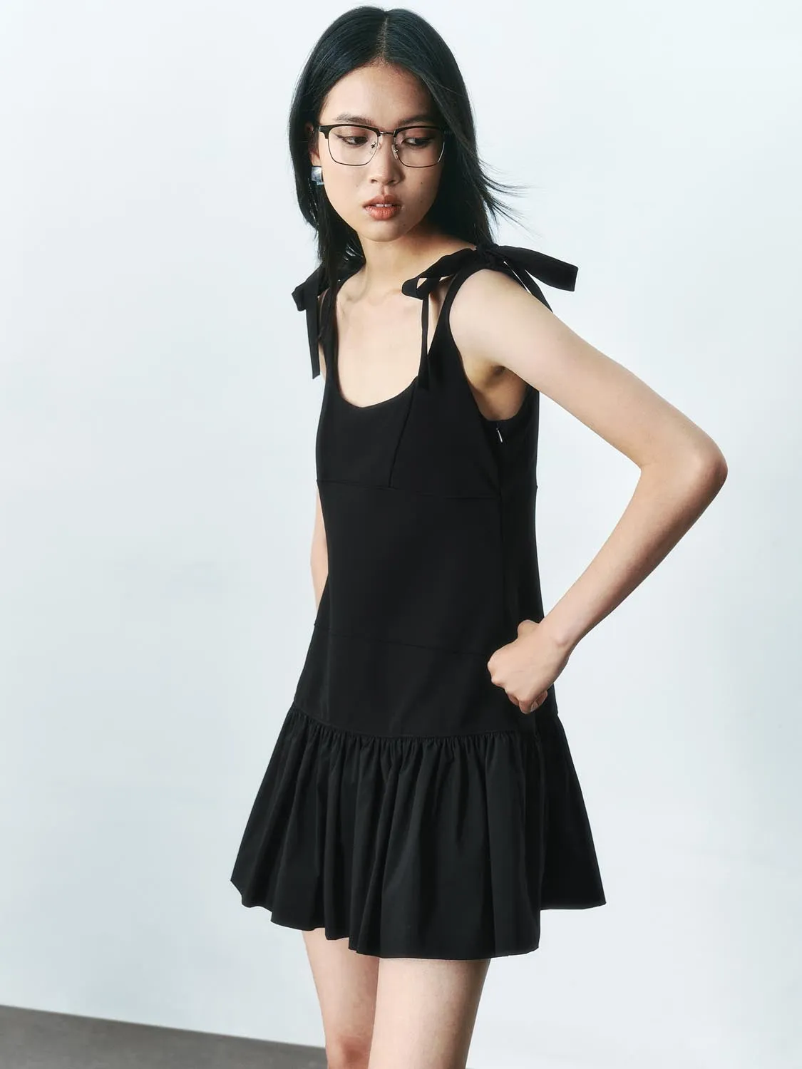 Lace Up Strap Skater Dresses sold by Urban Revivo product image thumbnail 2