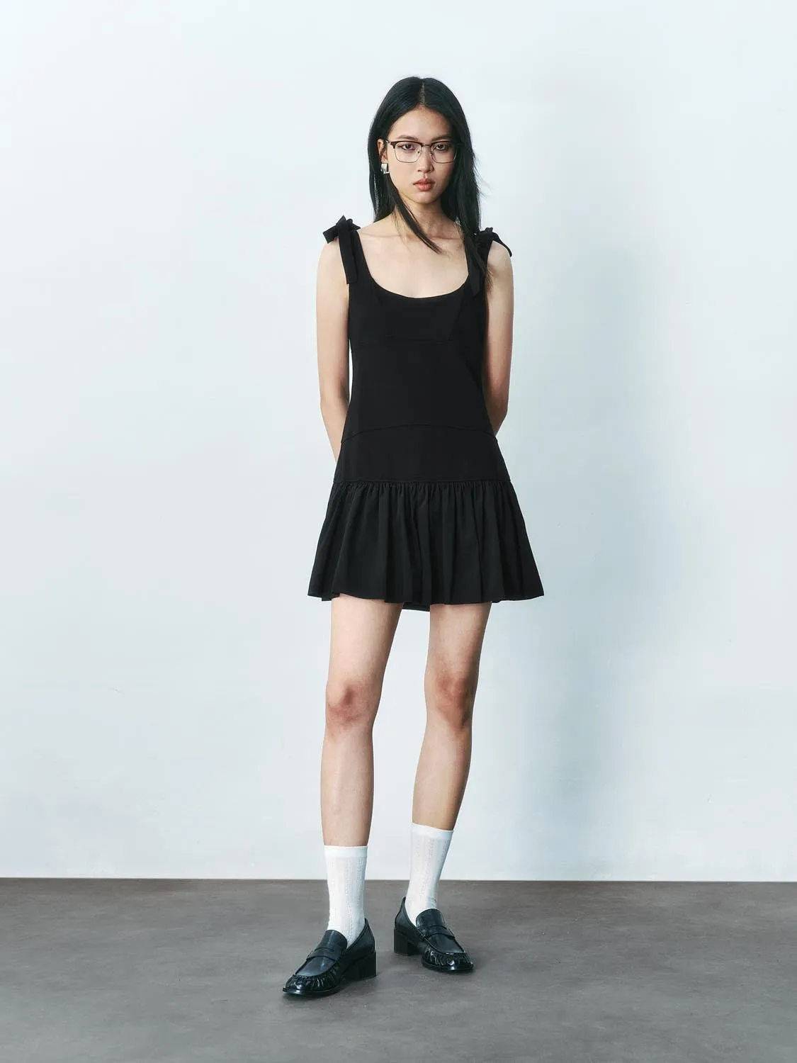 Lace Up Strap Skater Dresses sold by Urban Revivo product image thumbnail 3