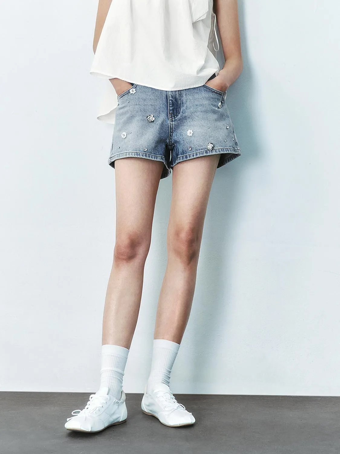 Urban Denim Shorts sold by Urban Revivo product image thumbnail 2