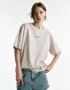 Letter Printed Crew Neck Straight T-Shirt sold by Urban Revivo