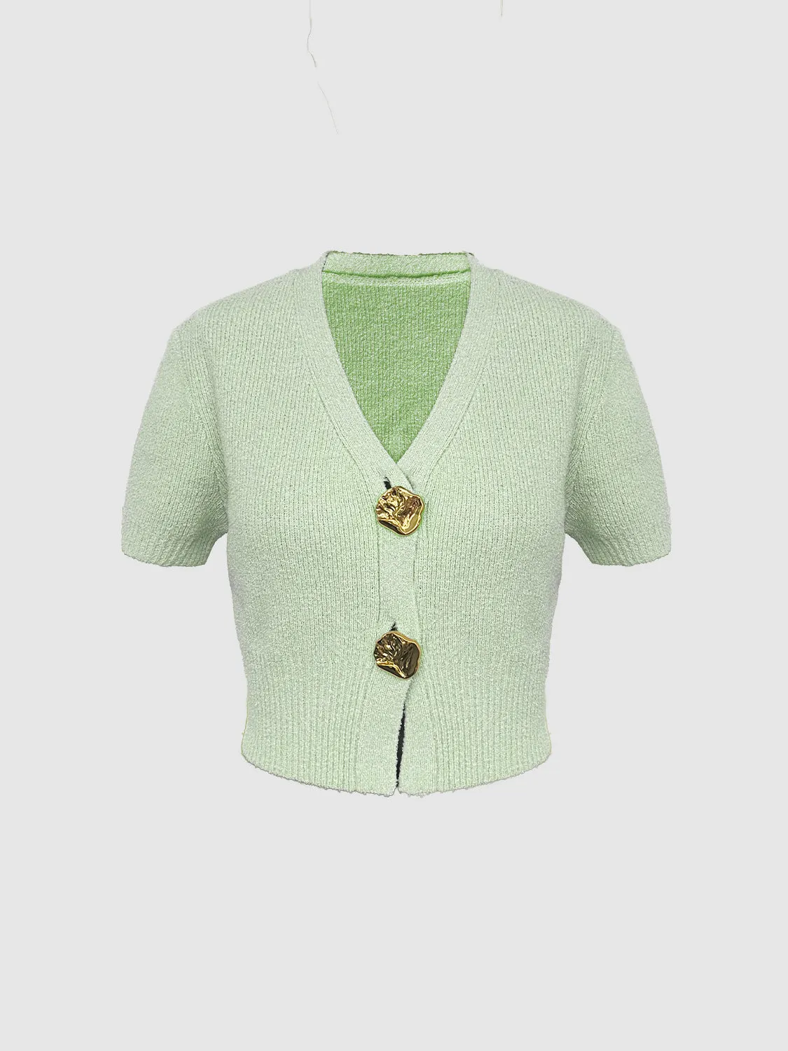 Short Sleeve Knitted Cardigans sold by Urban Revivo product image thumbnail 4