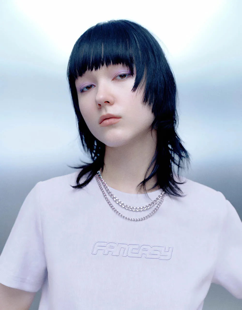 Letter Printed Crew Neck Skinny T-Shirt sold by Urban Revivo product image thumbnail 4