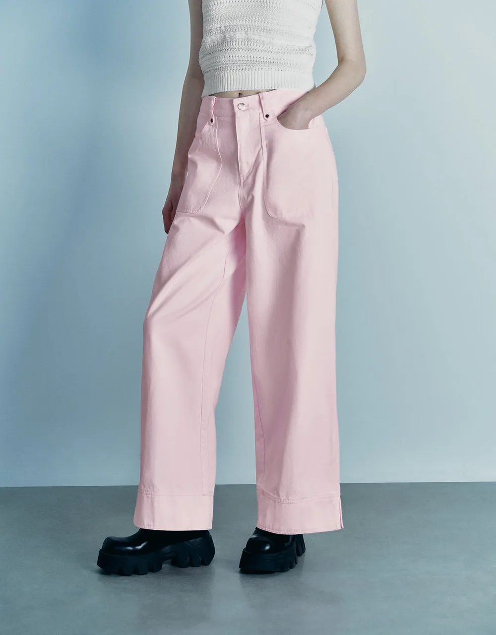 Straight Pants sold by Urban Revivo product image thumbnail 4