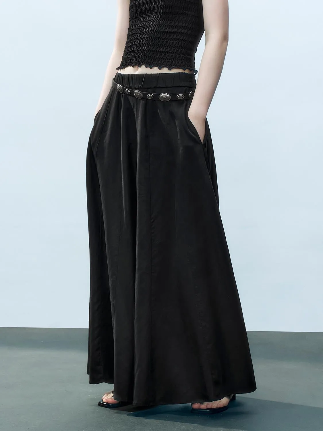 Wide-Leg Pants sold by Urban Revivo product image thumbnail 3