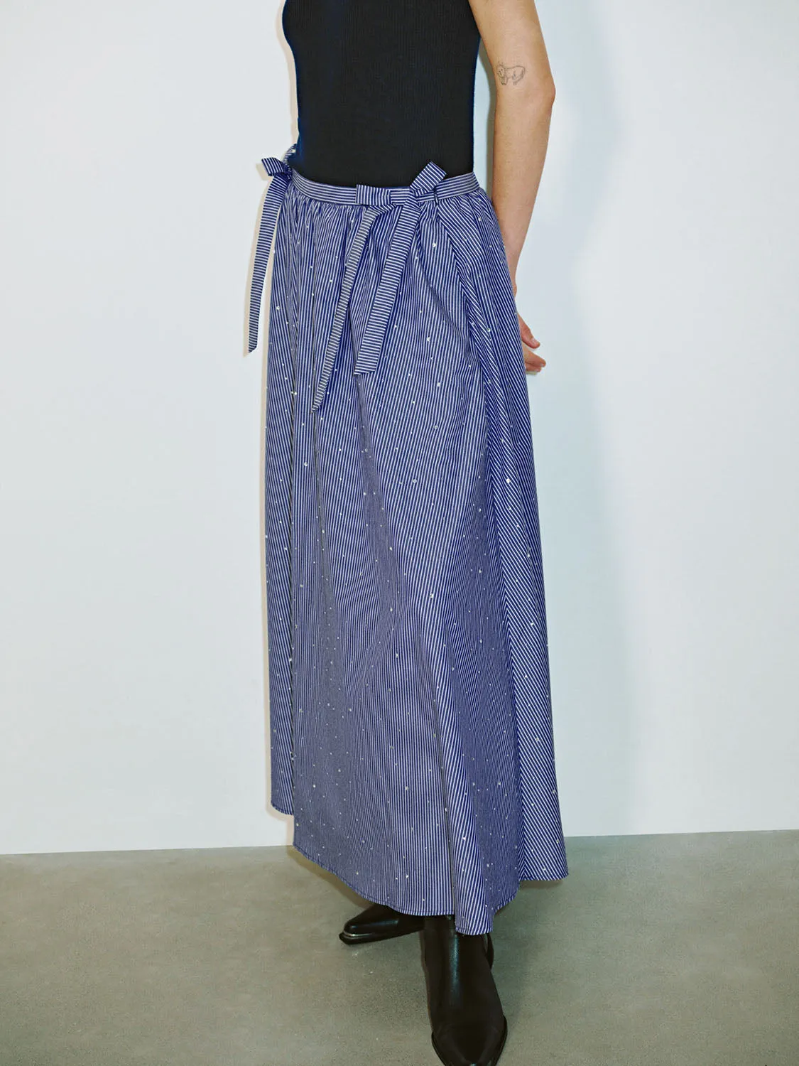 Striped A-Line Skirts sold by Urban Revivo product image thumbnail 3