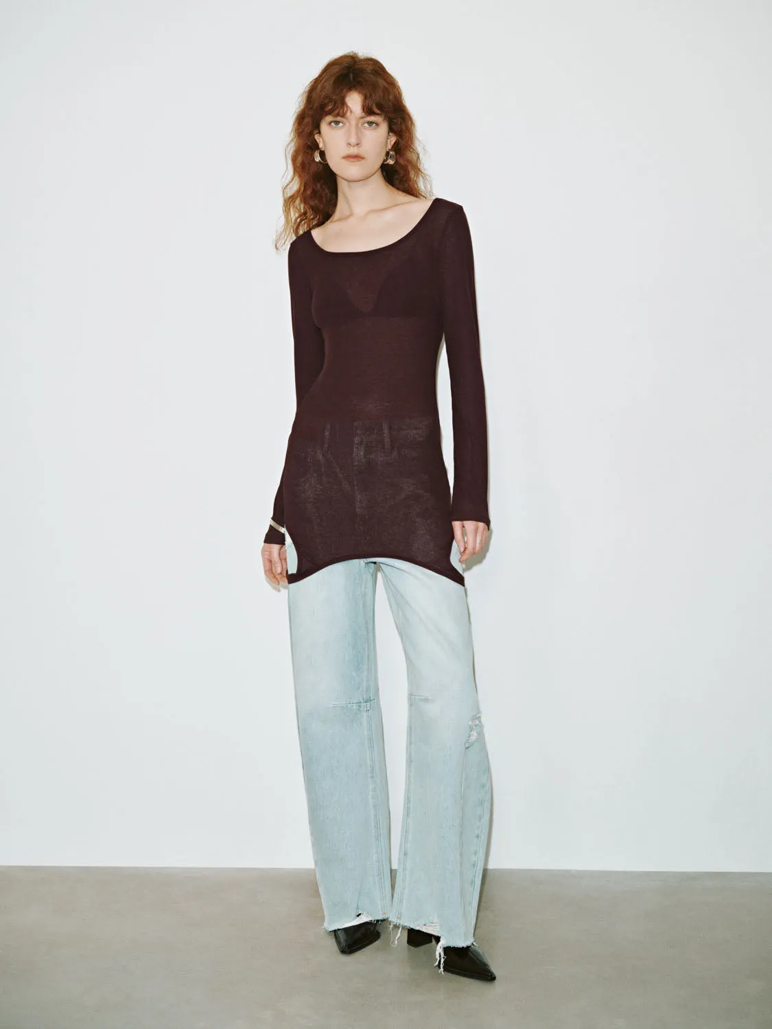 Skinny Long Sleeve T-Shirts sold by Urban Revivo product image thumbnail 3