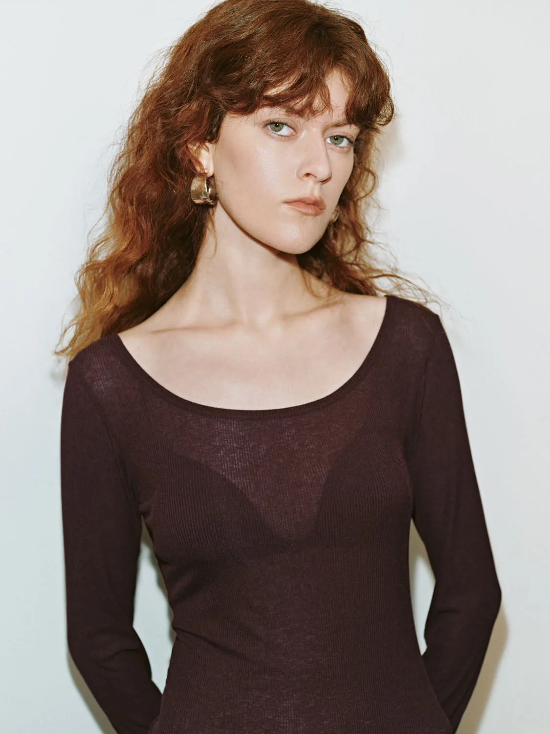 Skinny Long Sleeve T-Shirts sold by Urban Revivo product image thumbnail 4