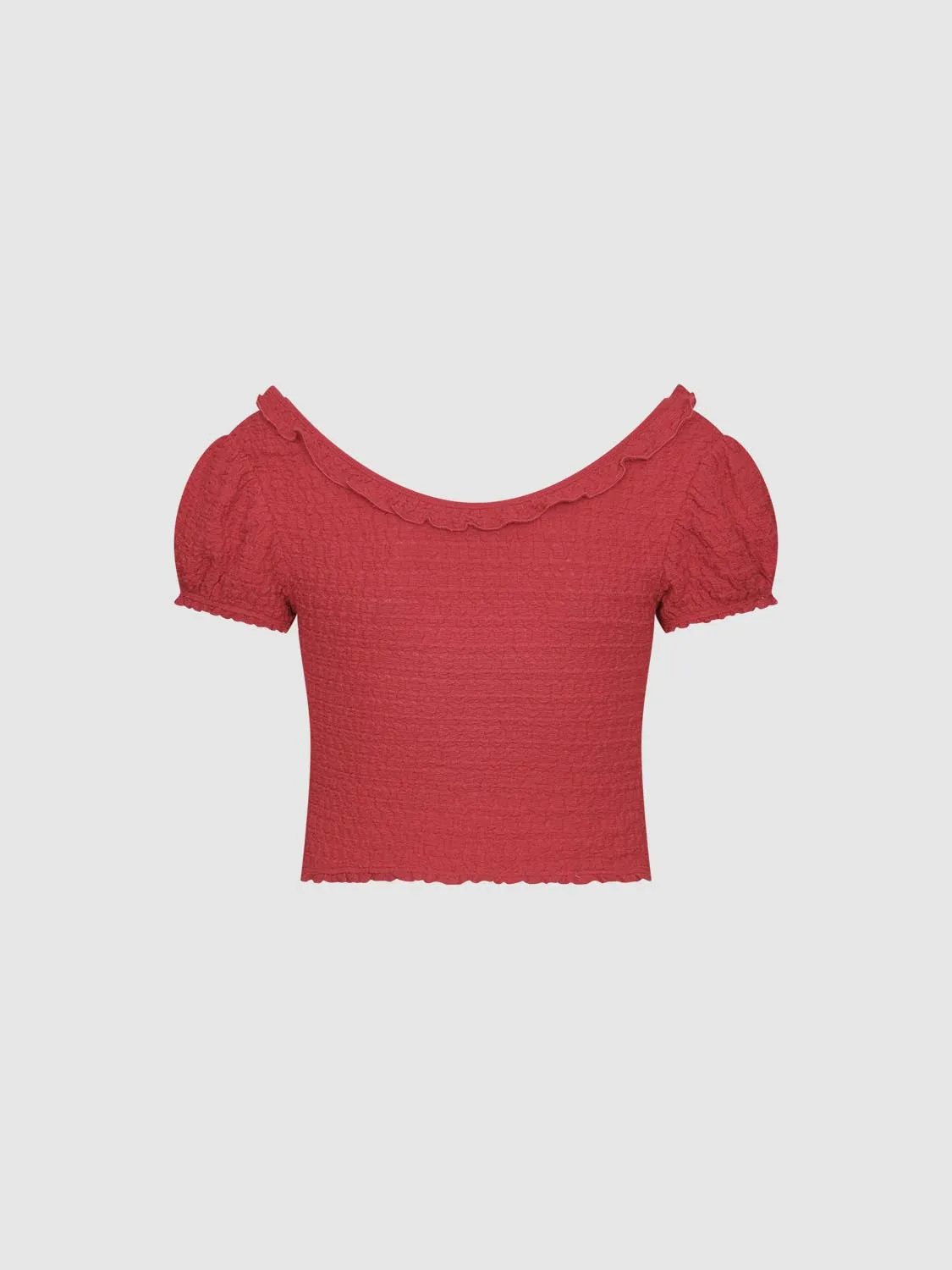 Shirred T-Shirts sold by Urban Revivo product image thumbnail 2