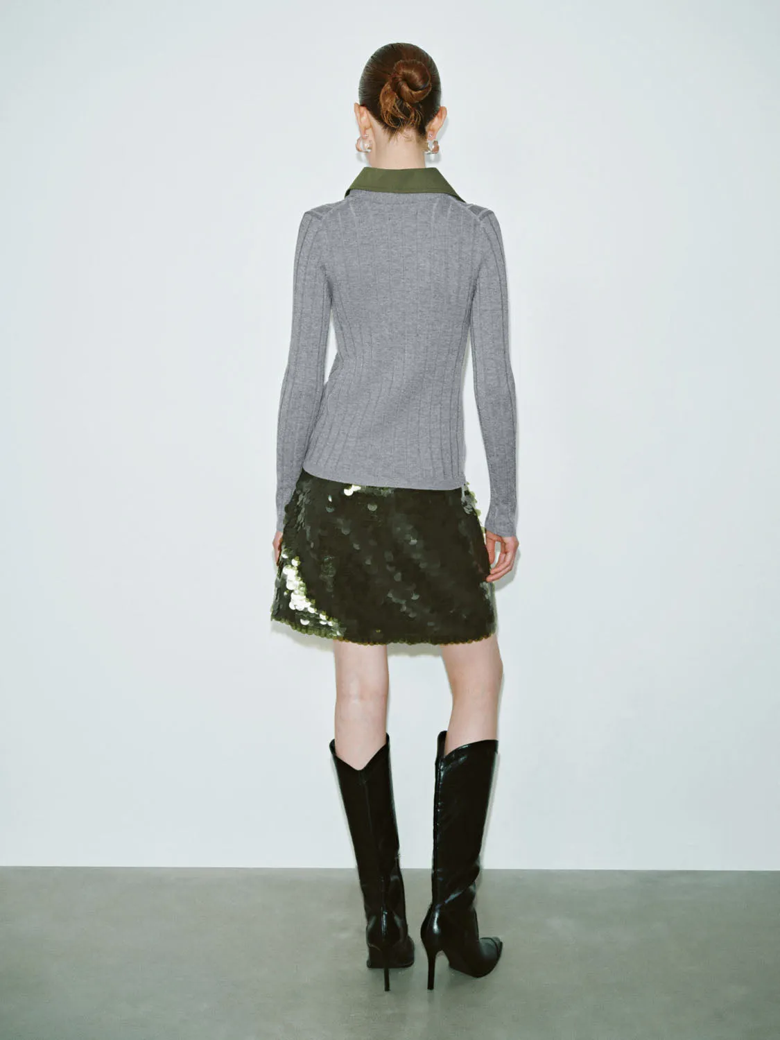 Sequin Mini A-Line Skirts sold by Urban Revivo product image thumbnail 5