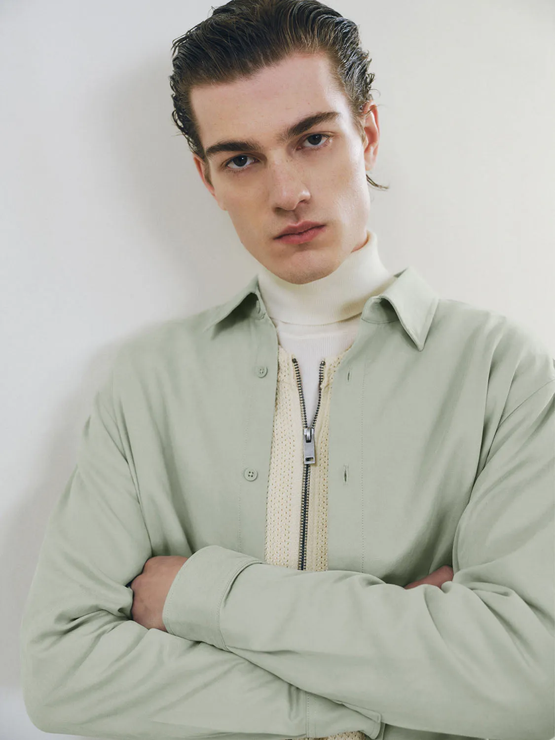 Regular Long Sleeve Shirts sold by Urban Revivo product image thumbnail 3