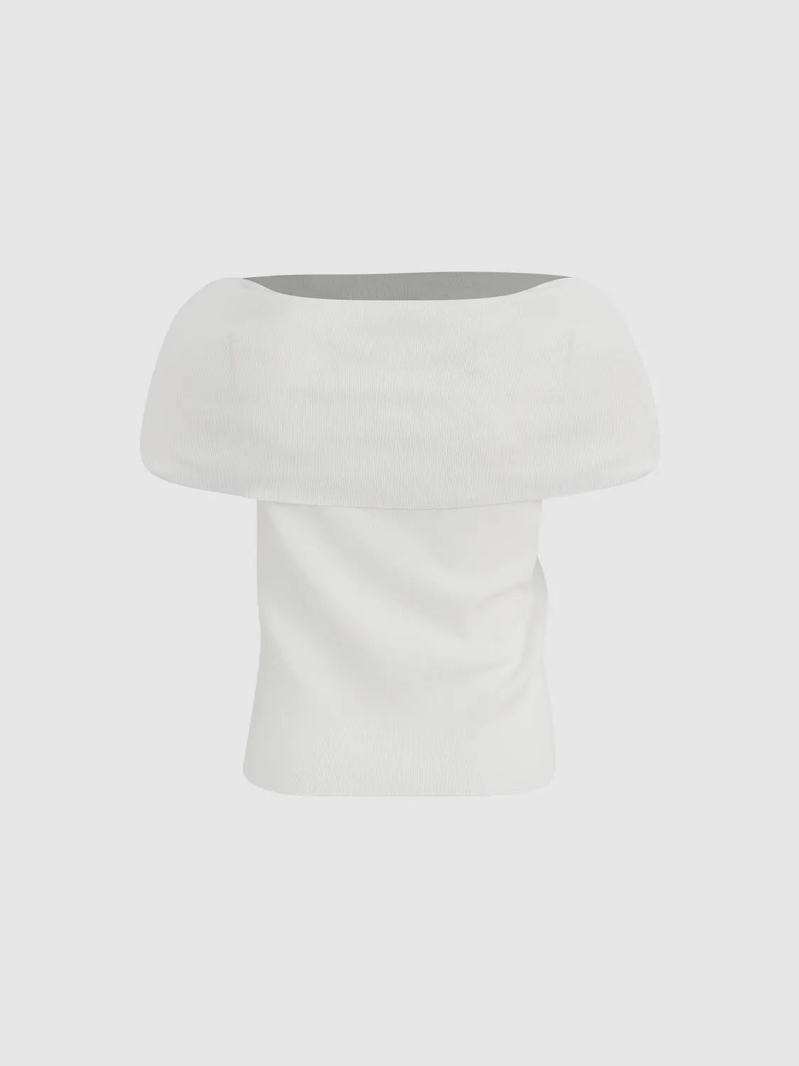 One Shoulder Knitted T-Shirts sold by Urban Revivo product image thumbnail 2