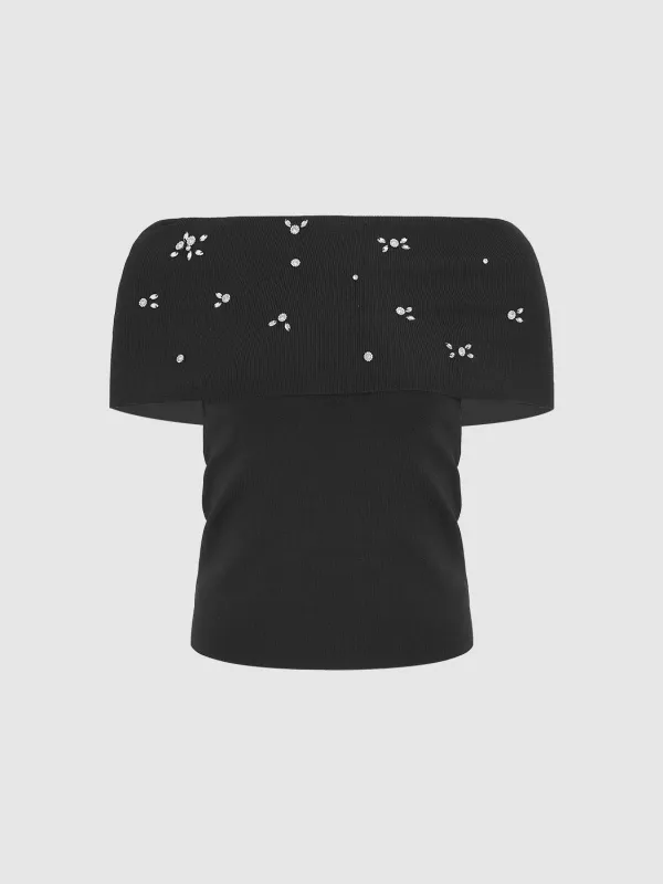One Shoulder Knitted T-Shirts sold by Urban Revivo