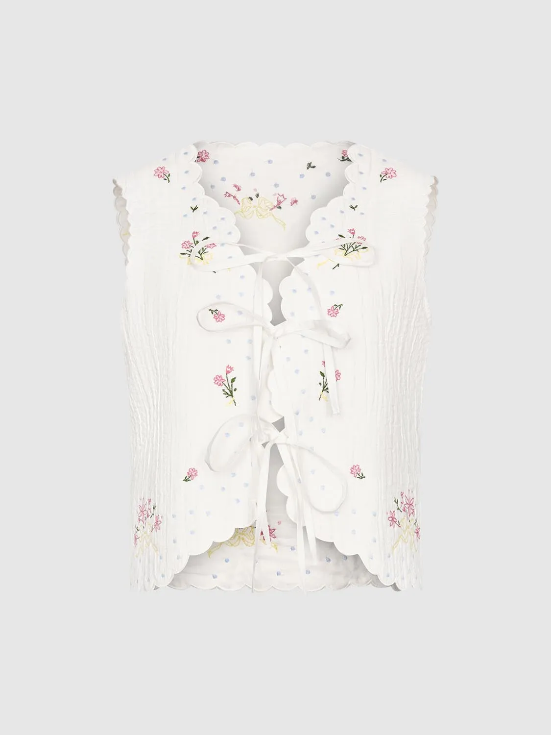 Floral Printed Leisure Vests sold by Urban Revivo