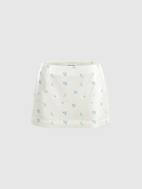 Floral Mini Skirts made by Urban Revivo