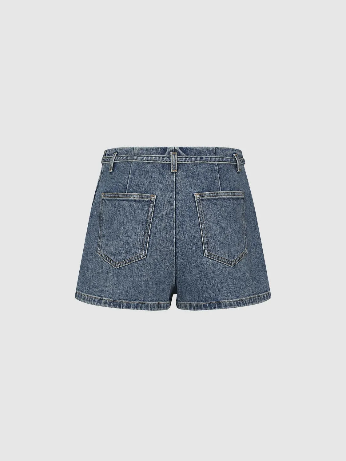 Denim Shorts sold by Urban Revivo product image thumbnail 2