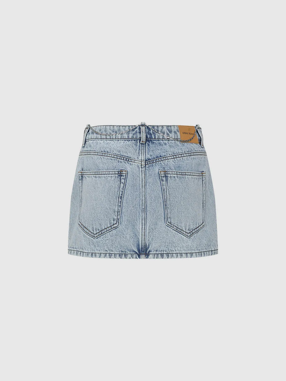 Denim Mini Skirts sold by Urban Revivo product image thumbnail 2