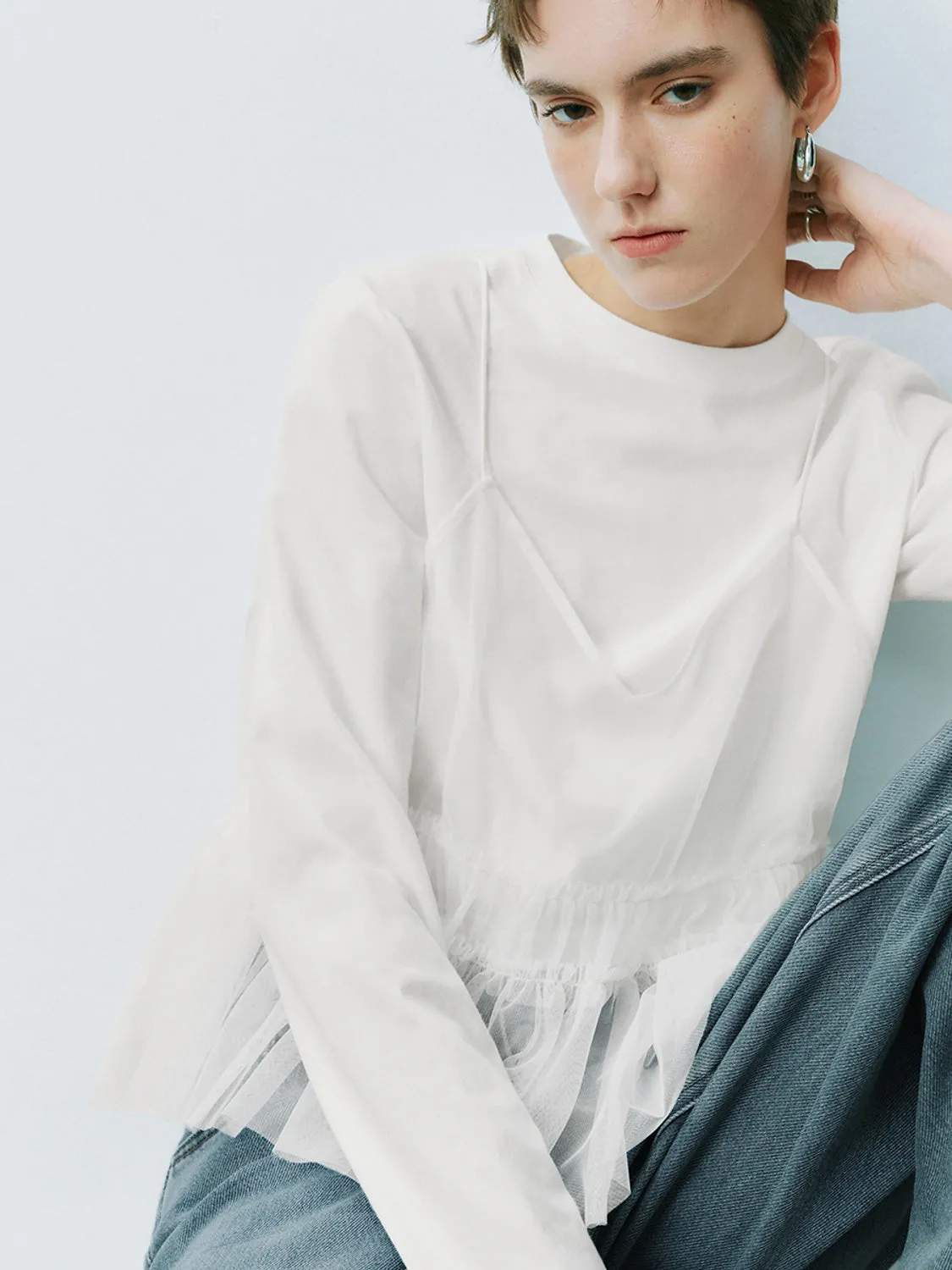 2 In 1 Regular T-Shirts sold by Urban Revivo product image thumbnail 5