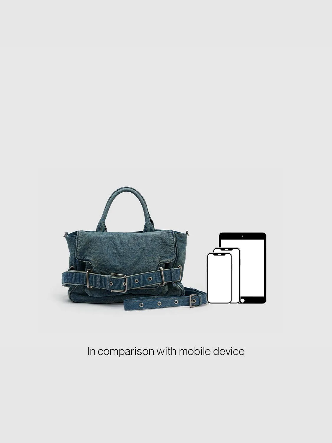 Denim Shoulder Bags sold by Urban Revivo product image thumbnail 5
