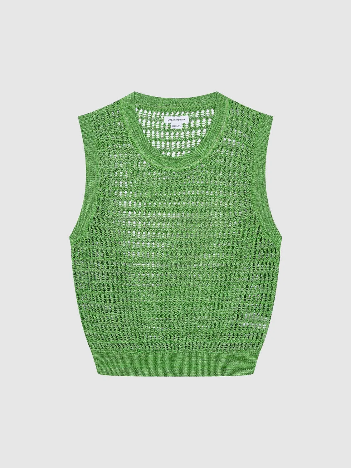 Knitted Sleeveless T-Shirts sold by Urban Revivo