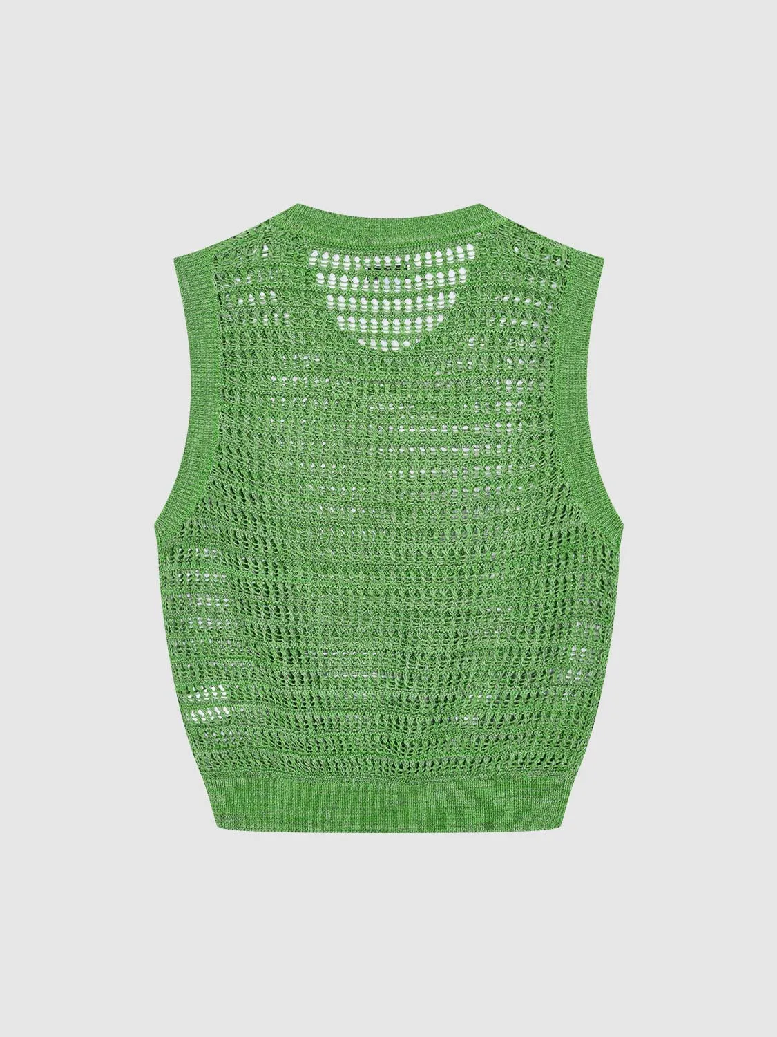 Knitted Sleeveless T-Shirts sold by Urban Revivo product image thumbnail 2