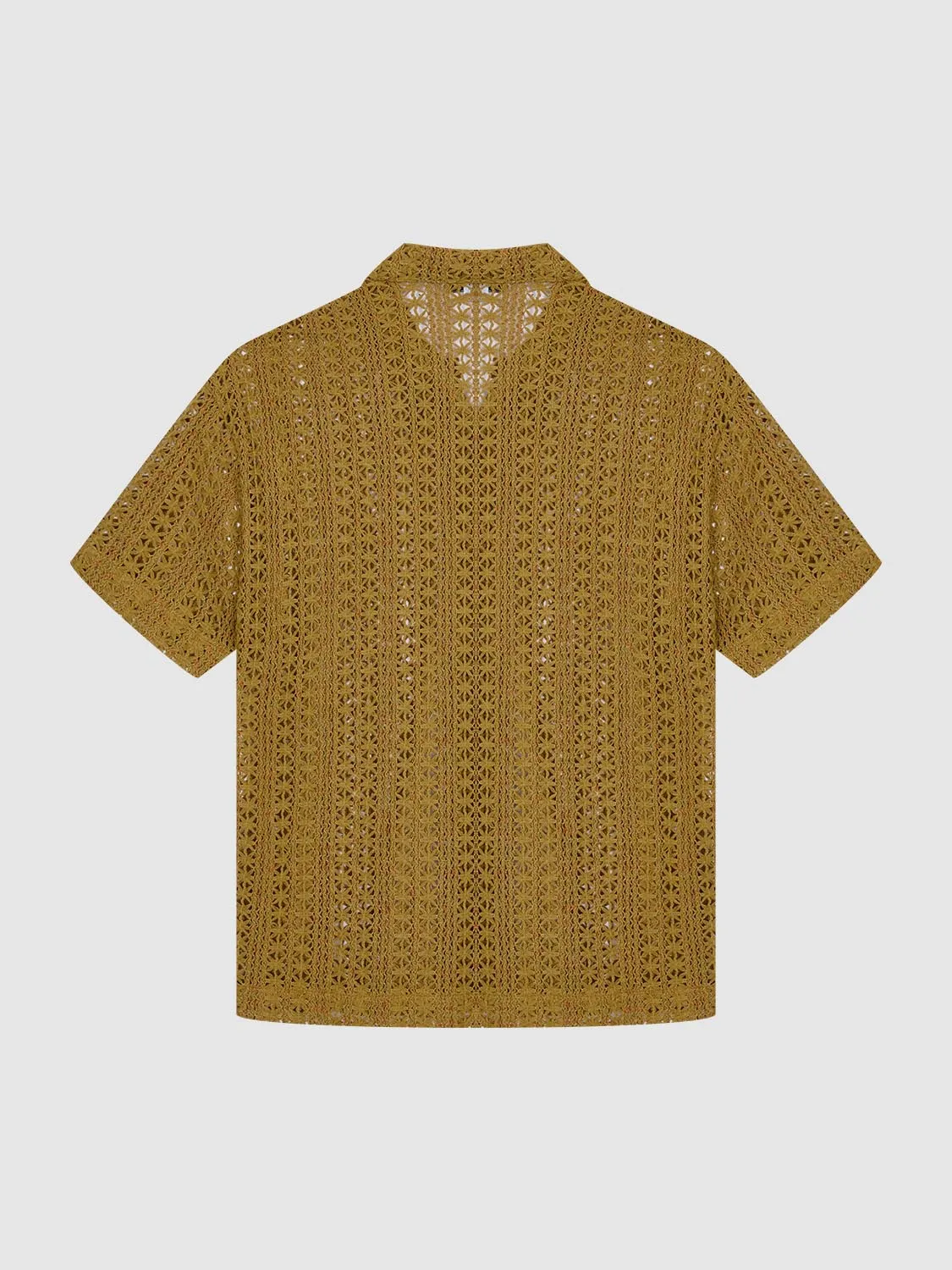 Crochet Short Sleeve Shirts sold by Urban Revivo product image thumbnail 2