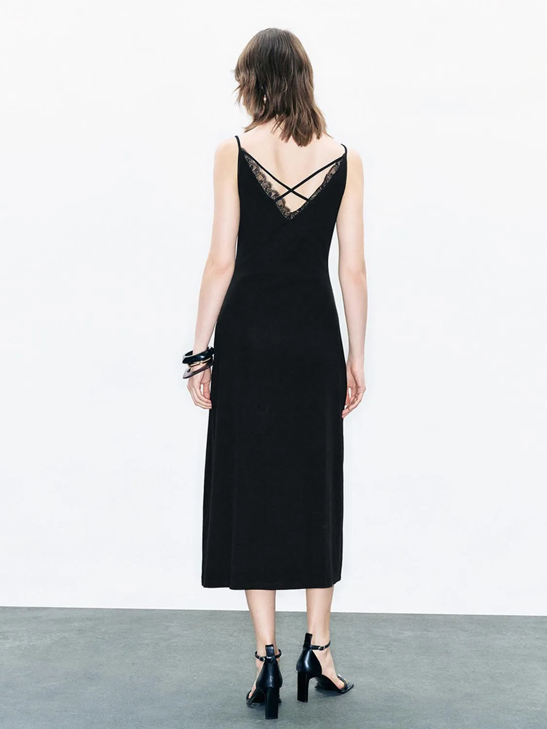 V-Neck Cami A-Line Dresses sold by Urban Revivo product image thumbnail 2