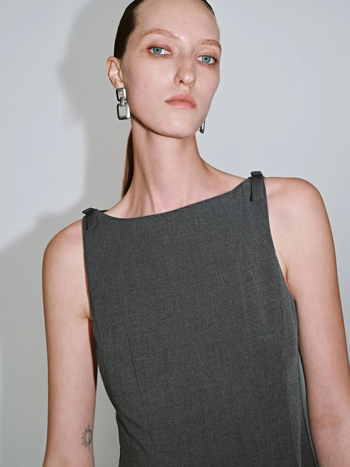 Sleeveless A-Line Dresses sold by Urban Revivo product image thumbnail 4