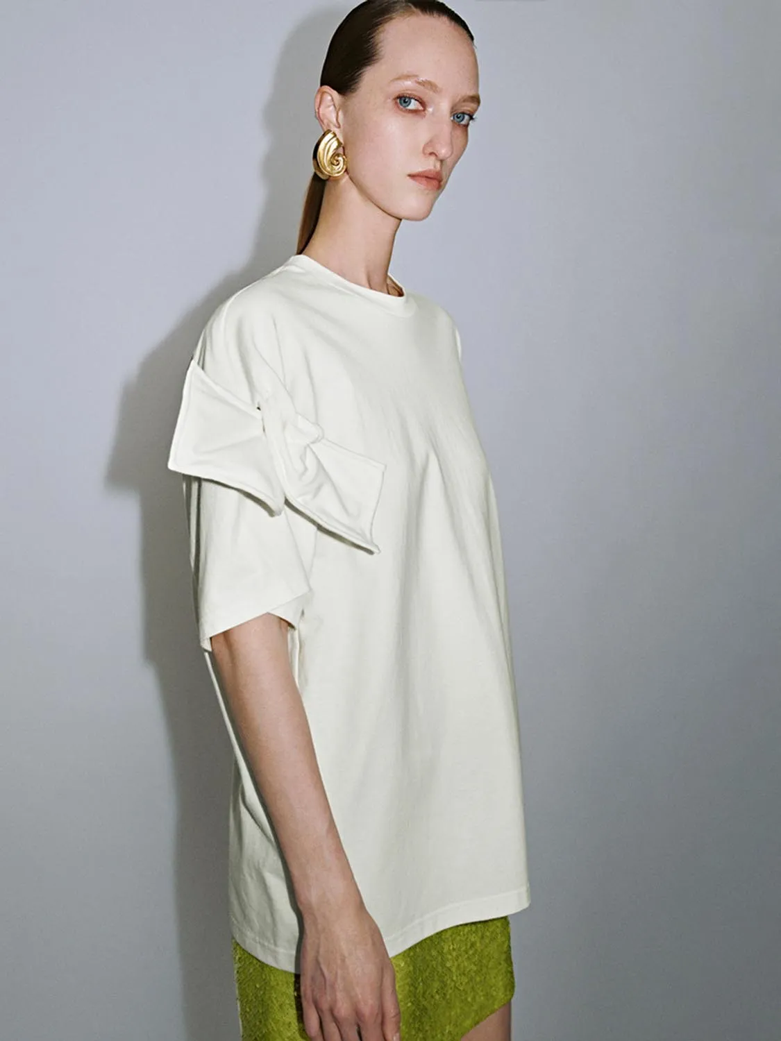 Tie Sleeve T-Shirts sold by Urban Revivo product image thumbnail 5