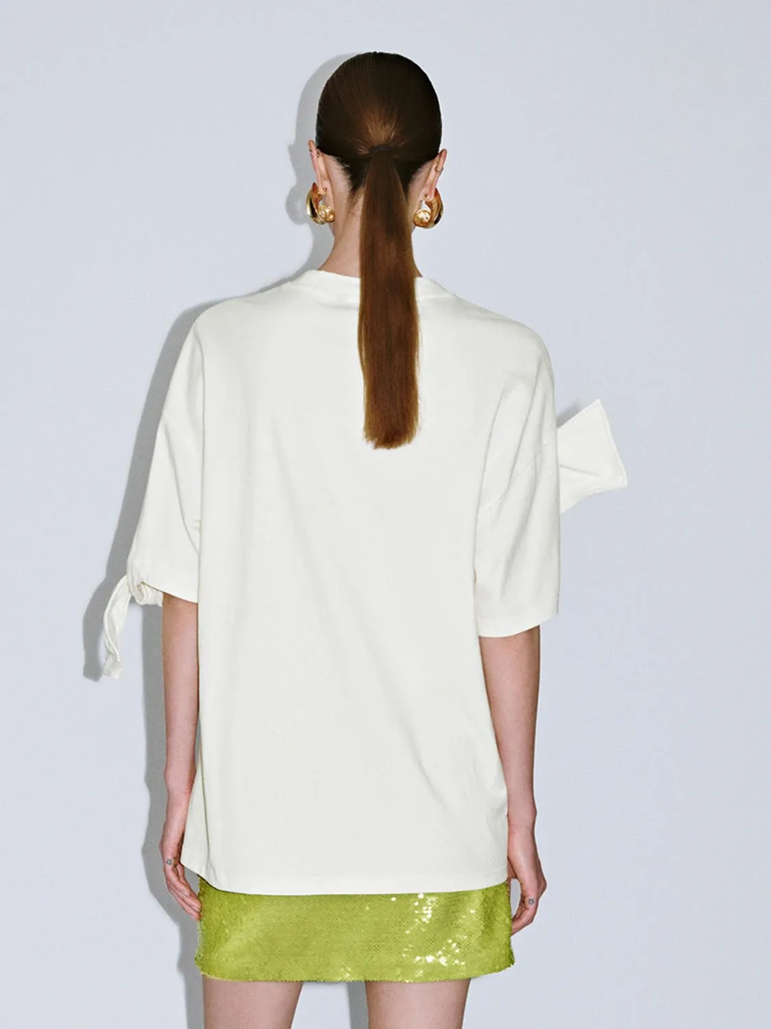 Tie Sleeve T-Shirts sold by Urban Revivo product image thumbnail 2