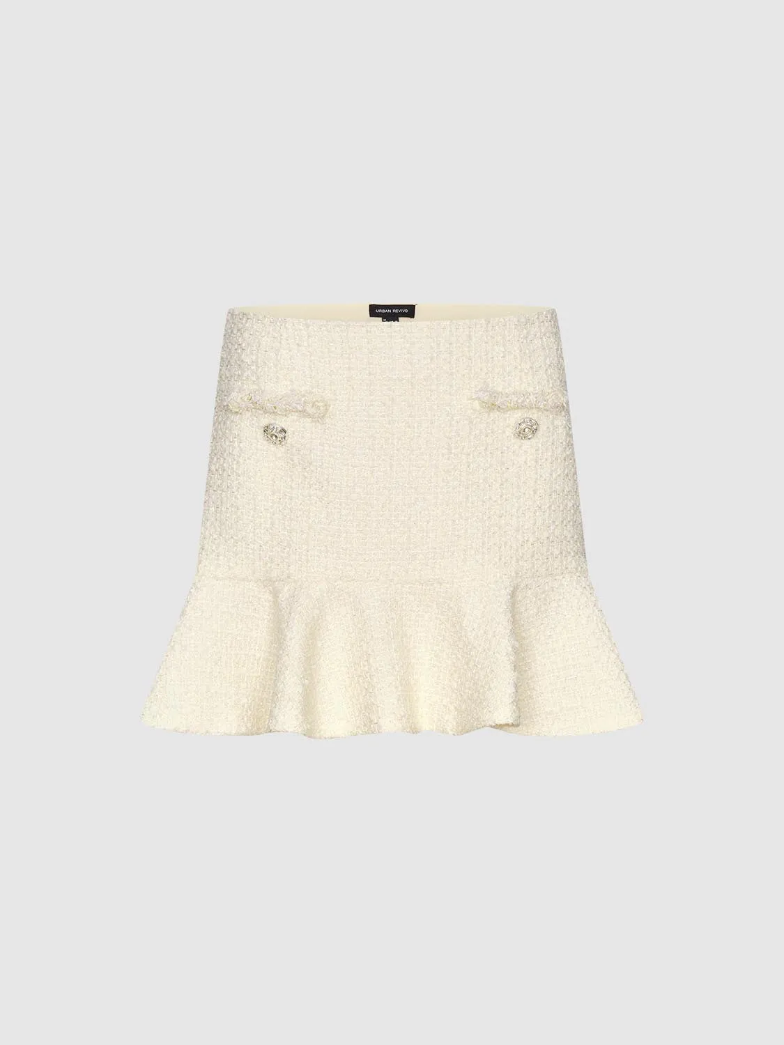 Tweed Mini A-Line Skirts sold by Urban Revivo