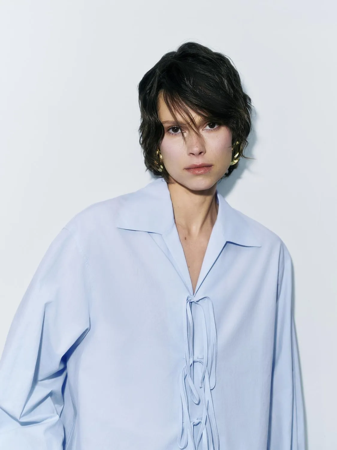 Lace Up Front Shirts sold by Urban Revivo product image thumbnail 5