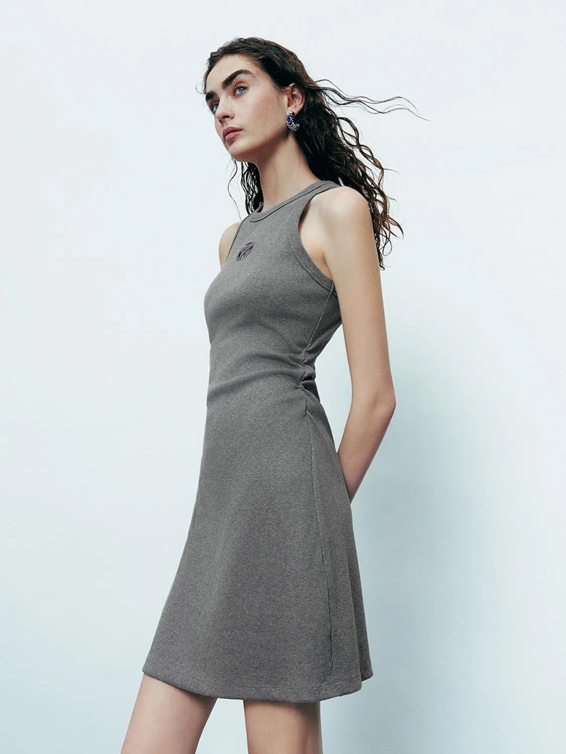 Sleeveless Skinny-Fit Dresses sold by Urban Revivo product image thumbnail 3