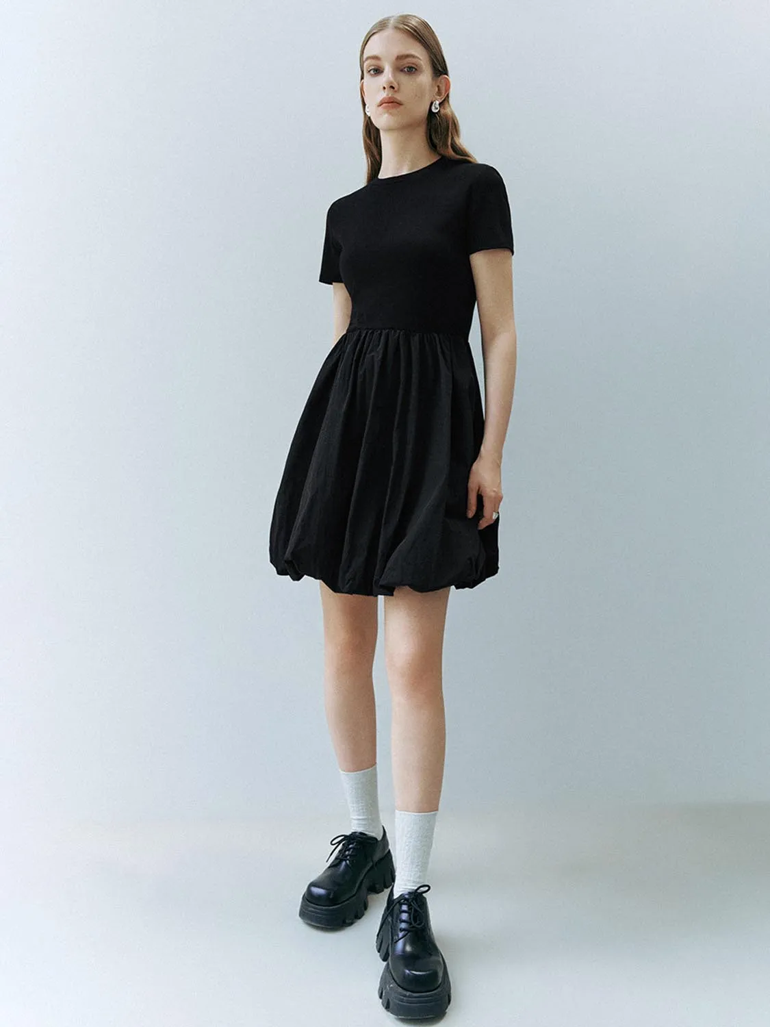 Standard Sleeve Skater Dresses sold by Urban Revivo product image thumbnail 3