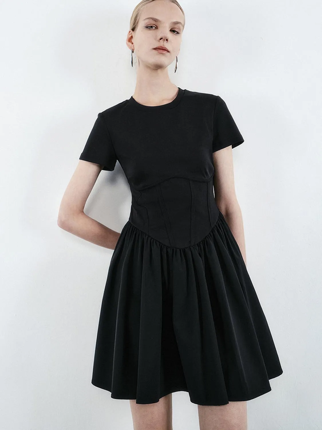 Short Sleeve A-Line Dresses sold by Urban Revivo product image thumbnail 4