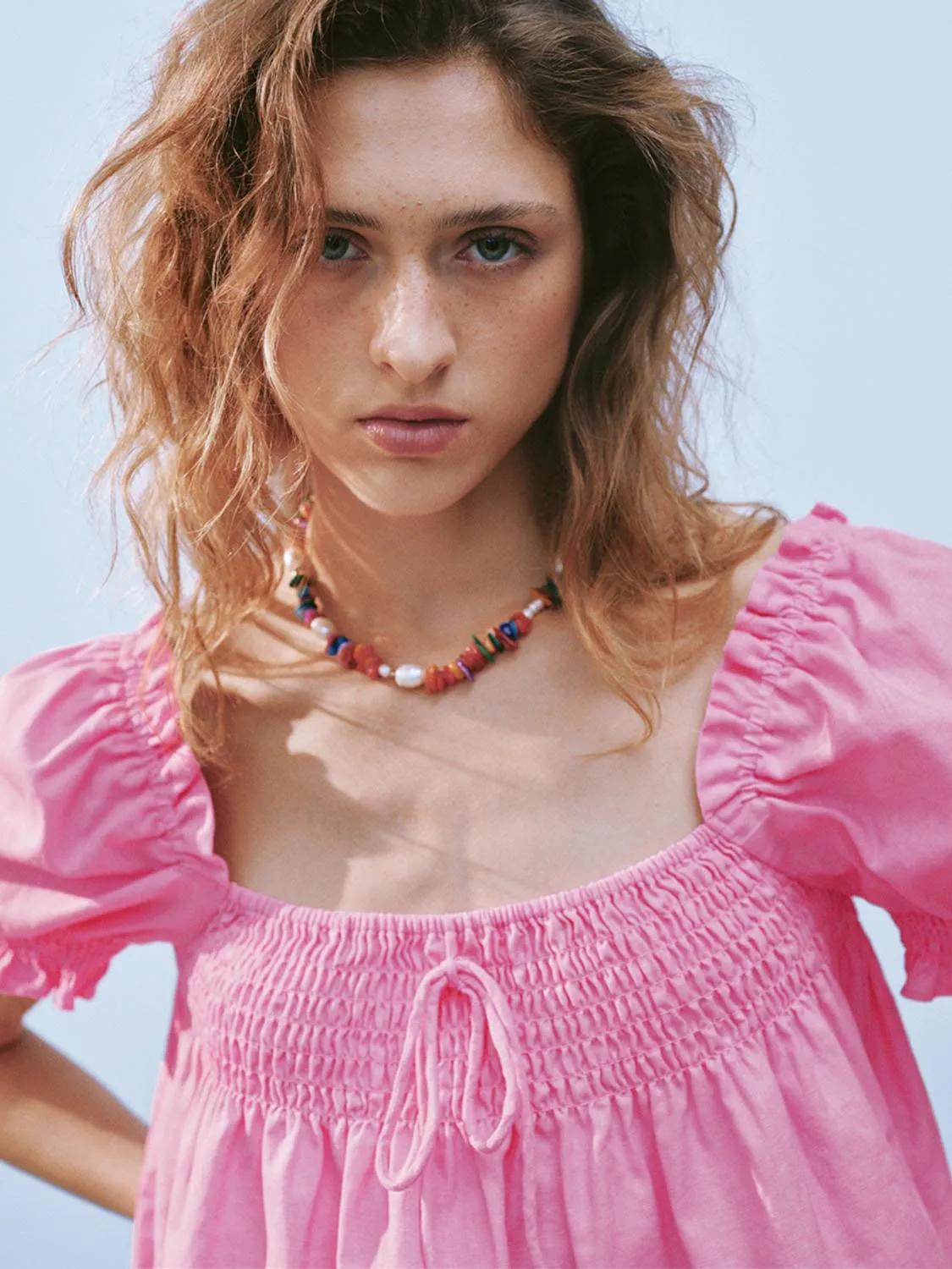 Ruffle Hem Overhead Blouses sold by Urban Revivo product image thumbnail 3