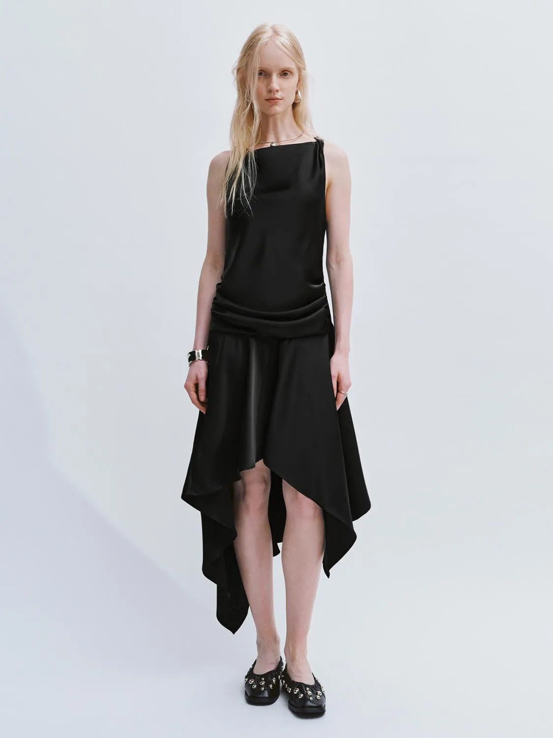 Irregular Hem A-Line Dresses sold by Urban Revivo